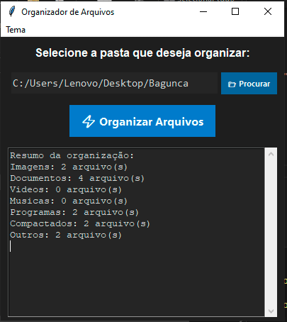 Organizador de Arquivos